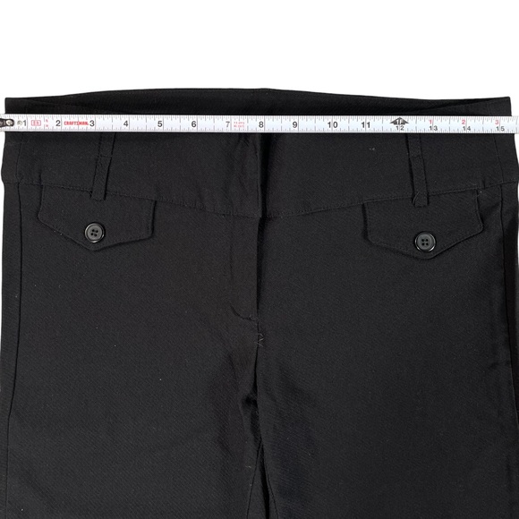 Catch My i size 9 black dressy pants, Ribbed textured material, clasp closure - Picture 7 of 10